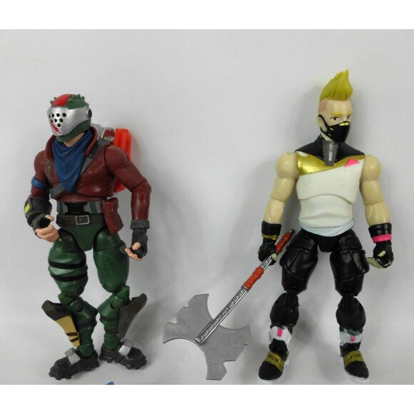 Fortnite Action Figure Accessories Weapon Helmet Base Lot Rust Lord Summer Drift - Picture 3 of 5